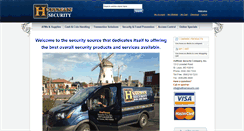 Desktop Screenshot of huffmansecurity.com