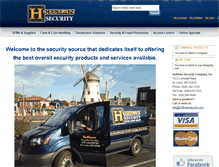 Tablet Screenshot of huffmansecurity.com